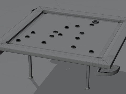 Carrom Board Model 3D