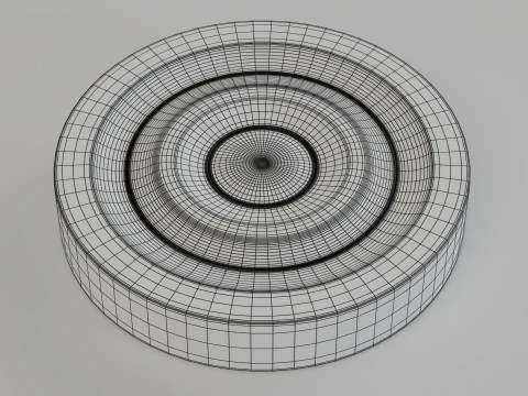 Carrom Board 3D Model