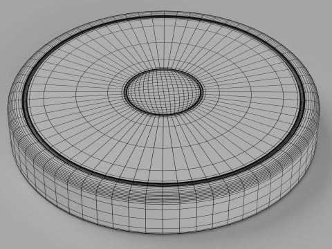 Carrom Board 3D Model