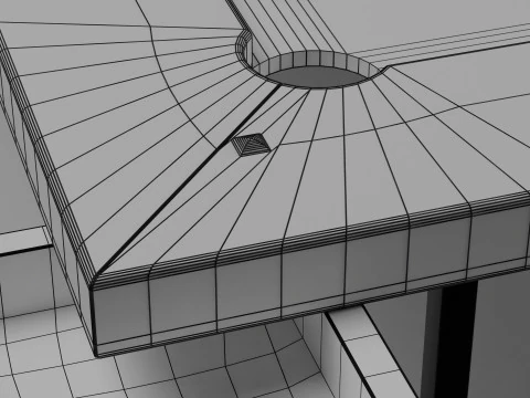 Carrom Board 3D Model
