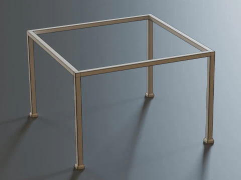 Carrom Board 3D Model