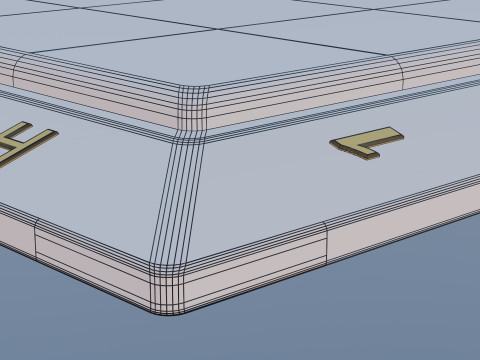 Wooden Chessboard With Pieces 3D 模型