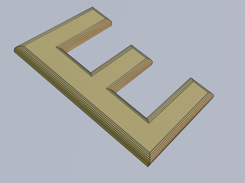 Wooden Chessboard With Pieces 3D 模型