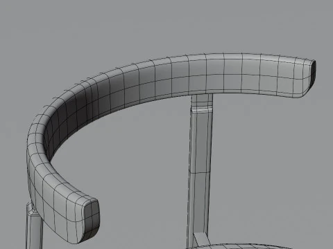 Wooden Chair 3D Model