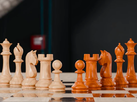 Wooden Chess 3D Model