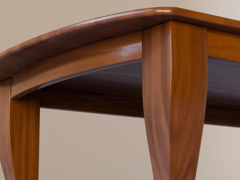 Dining Table With Chairs 3D Model
