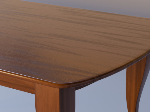 Dining Table With Chairs 3D Модель