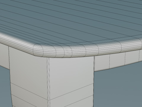 Dining Table With Chairs 3D Модель