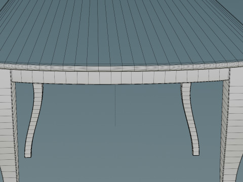Dining Table With Chairs 3D Модель