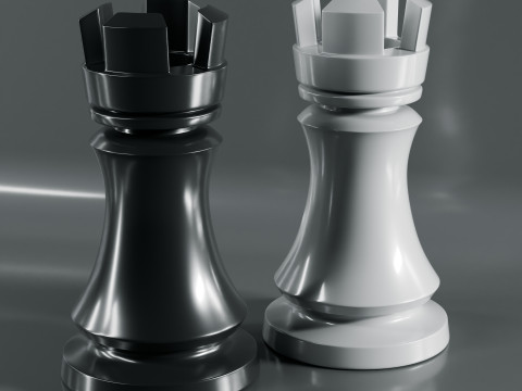 Juego de piezas de ajedrez imperial Modelo de impresión 3D