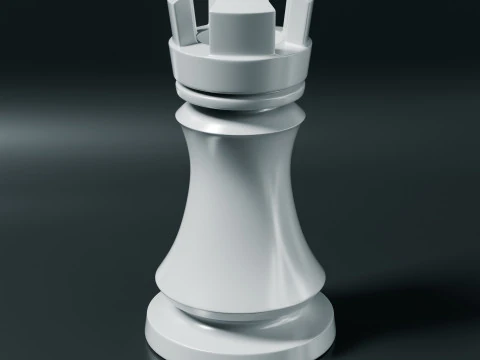 Imperial Chess Pieces Set 3D Print Model
