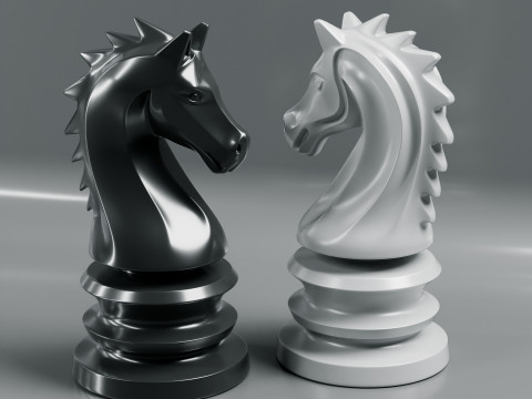 Juego de piezas de ajedrez imperial Modelo de impresión 3D