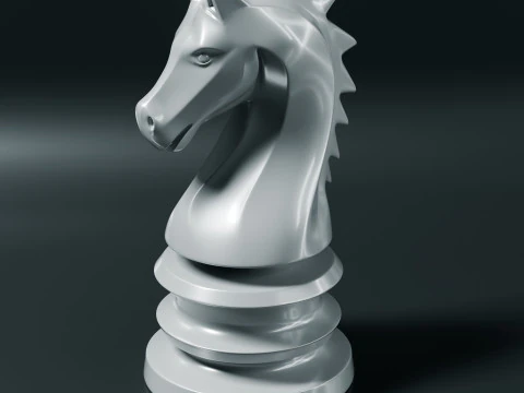 Imperial Chess Pieces Set 3D Print Model