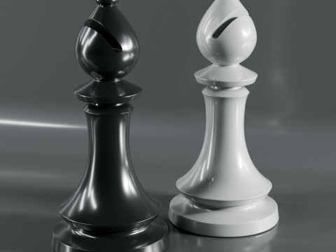 Juego de piezas de ajedrez imperial Modelo de impresión 3D