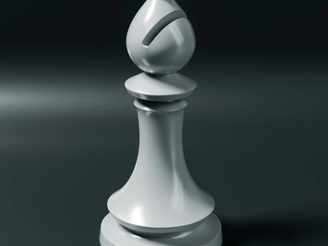 Imperial Chess Pieces Set 3D Print Model