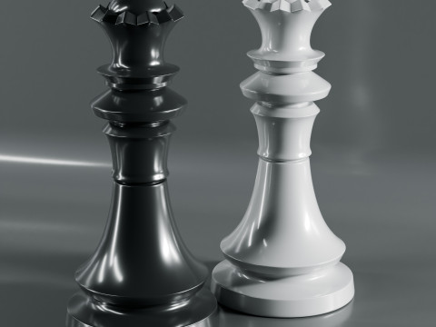 Juego de piezas de ajedrez imperial Modelo de impresión 3D