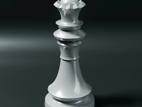 Imperial Chess Pieces Set 3D Print Model