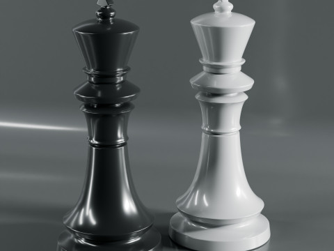 Juego de piezas de ajedrez imperial Modelo de impresión 3D