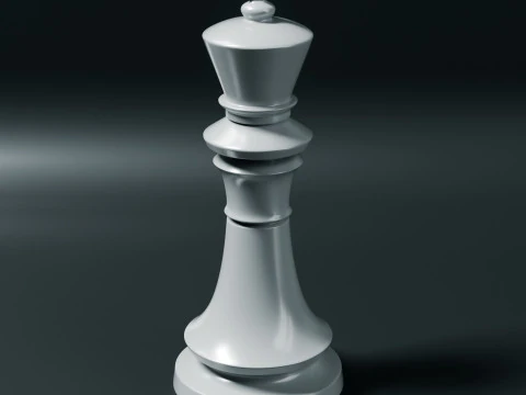 Imperial Chess Pieces Set 3D Print Model