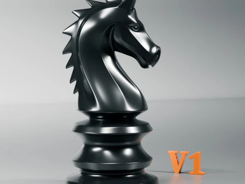 Imperial Chess Pieces Set 3D Print Model
