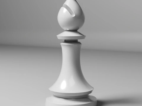 Imperial Chess Pieces Set 3D Print Model