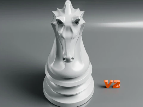 Imperial Chess Pieces Set 3D Print Model