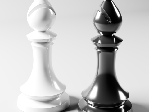 Imperial Chess Set 3D Printable Chess Pieces Model Cetak 3D