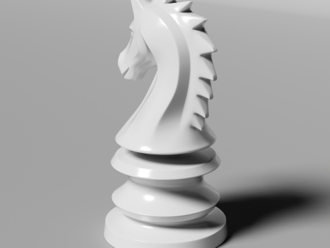 Imperial Chess Set 3D Printable Chess Pieces Model Cetak 3D