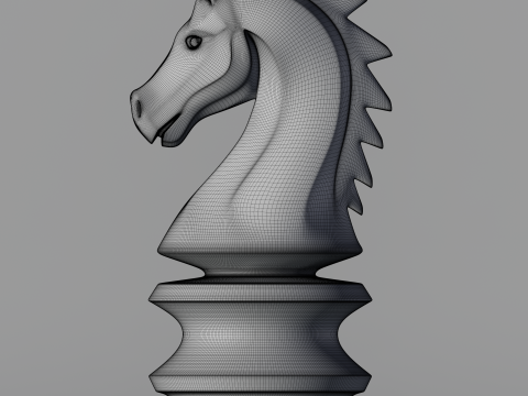 Imperial Chess Set 3D Printable Chess Pieces Model Cetak 3D