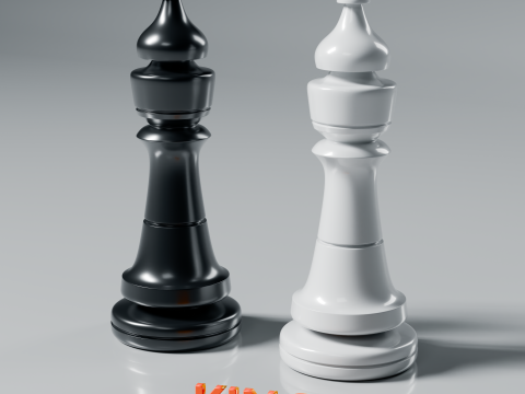 New Chess Pieces 3d Print Model Modelo de impresión 3D