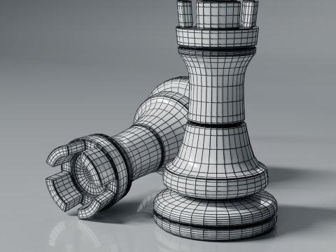 New Chess Pieces 3d Print Model Modelo de impresión 3D