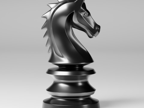 Imperial Chess Knight Piece 3Dプリントモデル