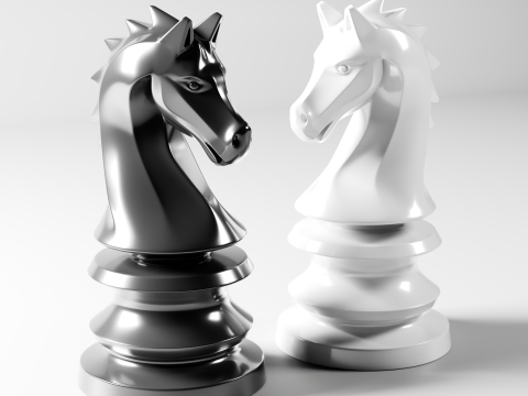 Imperial Chess Knight Piece 3D 打印模型