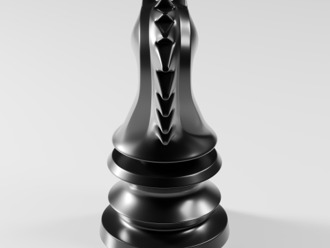 Imperial Chess Knight Piece 3D 打印模型