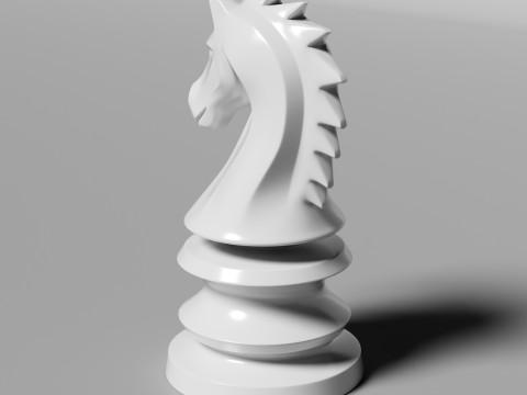 Imperial Chess Knight Piece 3D 打印模型