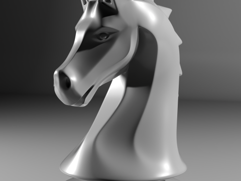 Imperial Chess Knight Piece 3D 打印模型