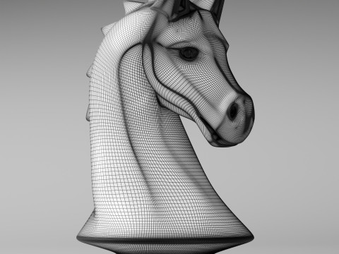 Imperial Chess Knight Piece 3D 打印模型