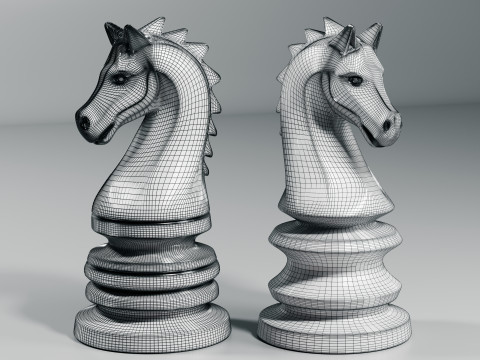 Imperial Chess Knight Piece 3D 프린트 모델