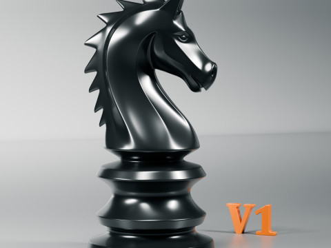 Imperial Chess Knight Piece 3D 프린트 모델