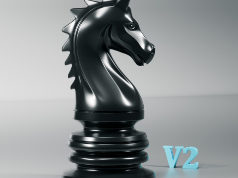 Imperial Chess Knight Piece 3D 프린트 모델