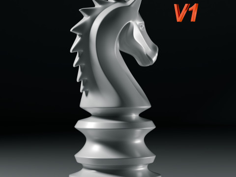 Imperial Chess Knight Piece 3D 프린트 모델