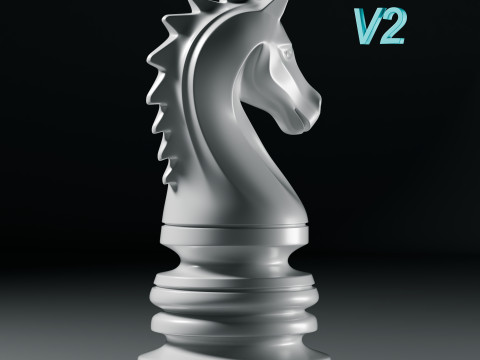 Imperial Chess Knight Piece 3D 프린트 모델