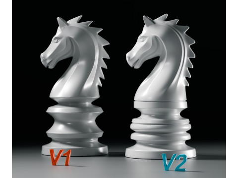 Imperial Chess Knight Piece 3D 프린트 모델
