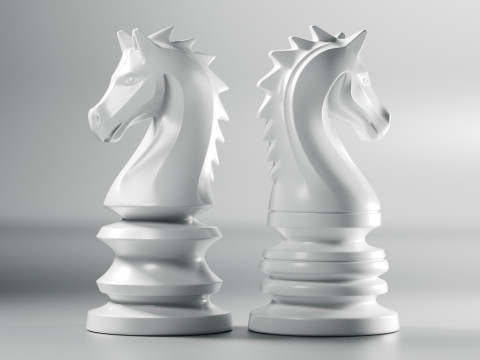 Imperial Chess Knight Piece 3D 프린트 모델