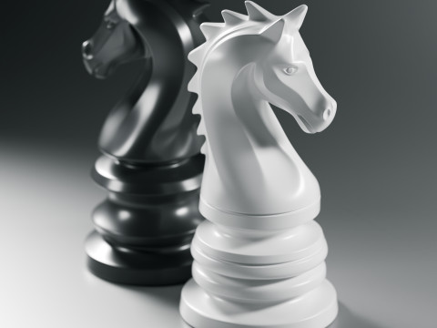 Imperial Chess Knight Piece 3D 프린트 모델