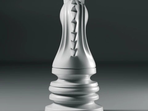 Фигура императорского шахматного рыцаря 3D Принт Модель