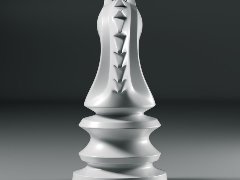 Imperial Chess Knight Piece 3D 프린트 모델