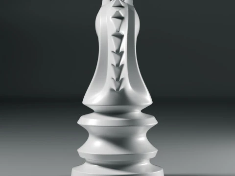 Фигура императорского шахматного рыцаря 3D Принт Модель