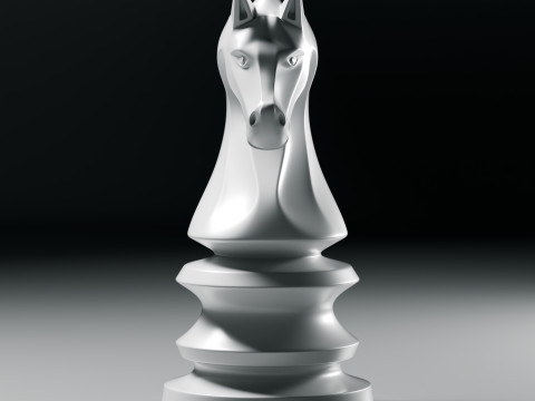 Imperial Chess Knight Piece 3D 프린트 모델