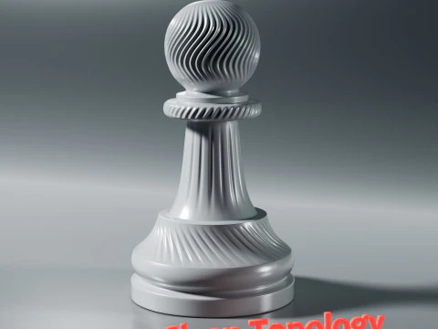 Royal Chess pieces Set 3D Print Model